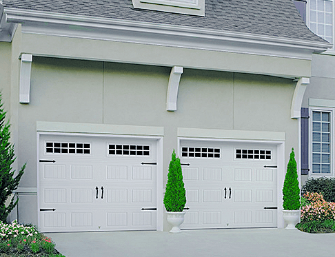 Bead Board Panel with Stockton Windows garage door