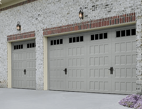 Recessed Panel with Thames Windows garage door