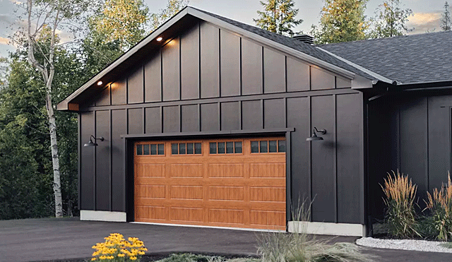 Gallery® Steel Plank Garage Door