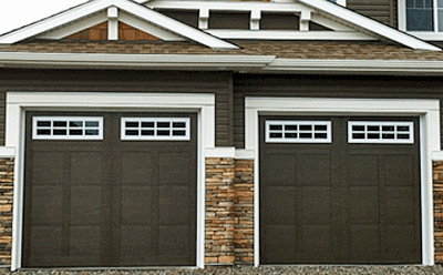 The Palliser custom garage door