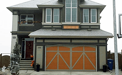 The Wentworth custom garage door