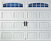 Bead Board Panel with Cascade DecraTrim garage door